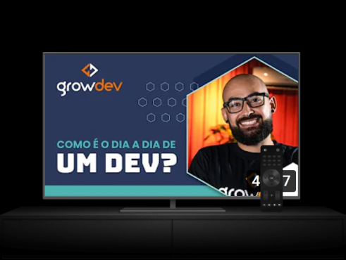 Imagem da Growdev na TV